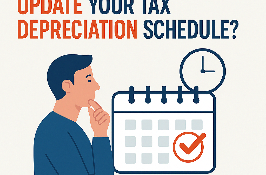 How Often Should You Update Your Tax Depreciation Schedule?